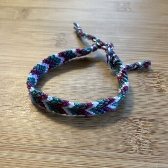 Myra Bracelet, anklet, trendy, comfortable, tie, embroidery thread, woven, gift, - Picture 1 of 3